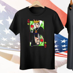 Queen Grimhilde The Queen Of Envy And Beauty Playing Card Tee Shirt