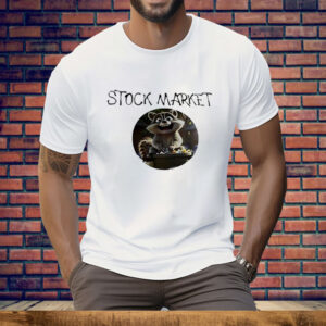 Raccoon Stock Market Tee Shirt