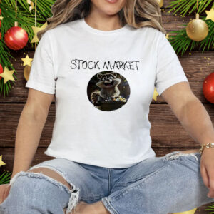 Raccoon Stock Market Tee Shirt