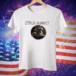 Raccoon Stock Market Tee Shirt