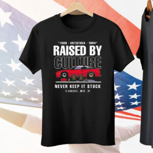 Raised By Culture Never Keep It Stock Tee Shirt