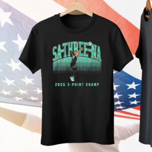 Sabrina Ionescu New York Liberty Sa-Three-Na 3-Point Champ Tee Shirt