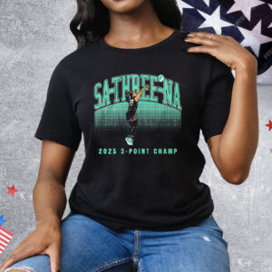 Sabrina Ionescu New York Liberty Sa-Three-Na 3-Point Champ Tee Shirt