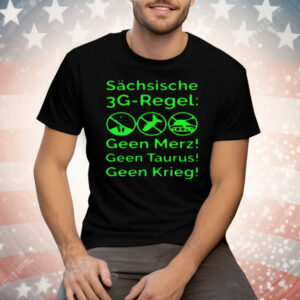 Saxon 3g Rule Sachsische 3g Regel Tee Shirt