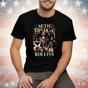 Seth Rollins Freakin’ Montage Boxy Tee Shirt