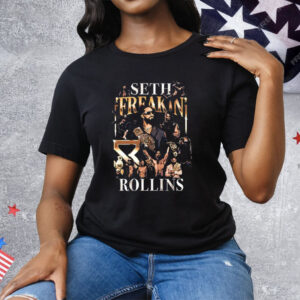 Seth Rollins Freakin’ Montage Boxy Tee Shirt