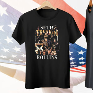 Seth Rollins Freakin’ Montage Boxy Tee Shirt