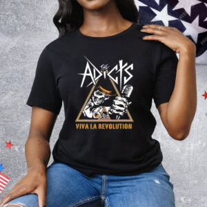 The Adicts Viva La Revolution Skull Tee Shirt