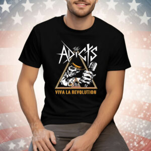 The Adicts Viva La Revolution Skull Tee Shirt