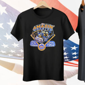 The Amazin’ Coaster Riding The Ups And Downs Since 1962 New York Mets Tee Shirt