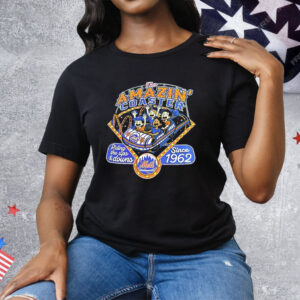 The Amazin’ Coaster Riding The Ups And Downs Since 1962 New York Mets Tee Shirt