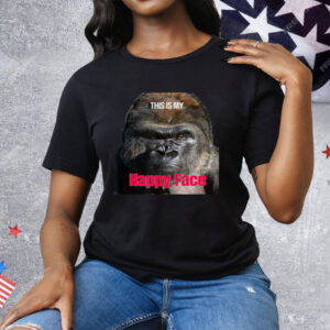 The Gorilla This is My Happy Face Tee Shirt