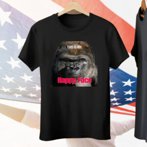 The Gorilla This is My Happy Face Tee Shirt
