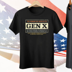 This Human Has Been Rated Gex X Tee Shirt