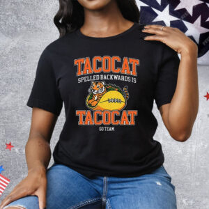 Tiger Tacocat Spelled Backwards Is Tacocat Tee Shirt