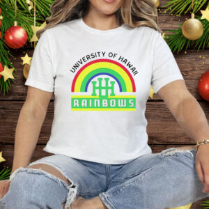 Vintage University Of Hawaii Rainbow Warriors Tee Shirt
