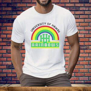 Vintage University Of Hawaii Rainbow Warriors Tee Shirt