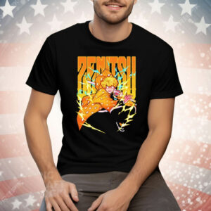 Zenitsu Agatsuma Demon Slayer Kimetsu No Yaiba Tee Shirt
