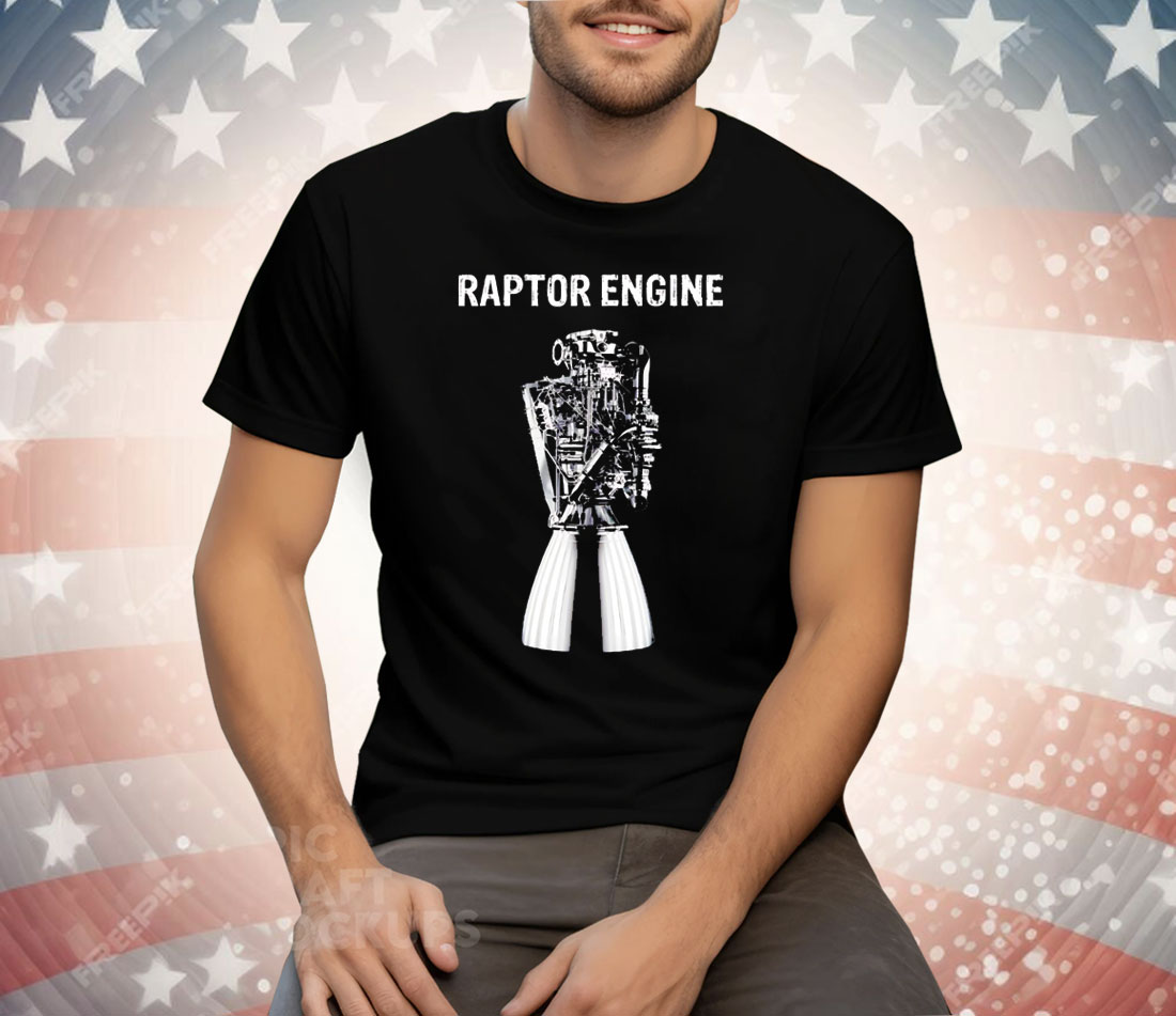 Elon Musk Raptor Engine Tee Shirt