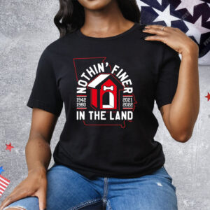 Georgia Bulldogs Nothin’ Finer In The Land 4 Times Tee Shirt