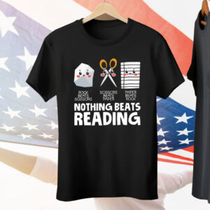 Nothing Beats Reading Rock Beats Scissors Tee Shirt