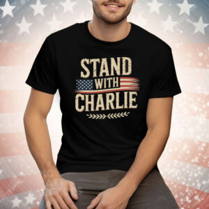 Stand With Charlie Kirk Speech Tee Shirt