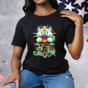 Team Rocket And Meowth Pokemon Tee Shirt